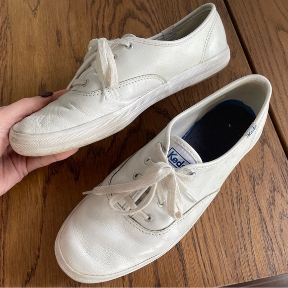 KEDS Classic Leather White Sneakers - Picture 3 of 6